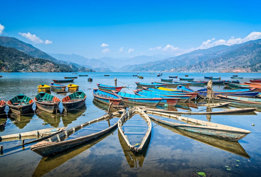 Fahrt zum Phewa-See nach Pokhara